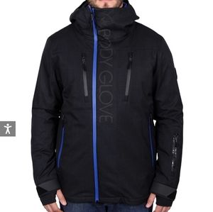 MEN'S 3 in 1 ALL-SEASON SNOW JACKET - BLACK/BLUE